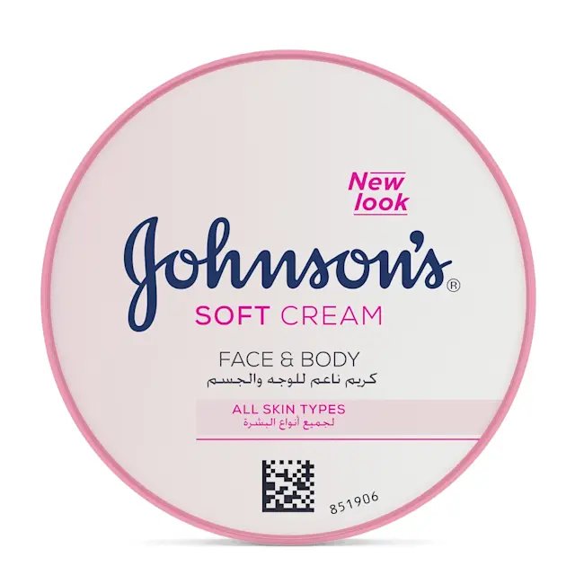 JOHNSON'S® 24-Hour Moisture Soft Cream jar